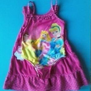 - BRAND NEW DISNEY PRINCESS SWIMSUIT DRESS SET COVERUP ROBE SIZE 3T FOR GI…